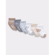 Hanes Pure Comfort Infant/Toddler Boys’ Ankle Socks, Organic Cotton, 6-Pairs Assorted 12MTH